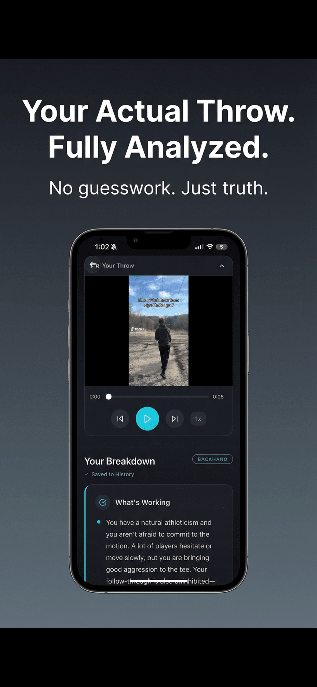 DG Form Analyzer — throw analysis